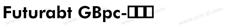 Futurabt GBpc字体转换